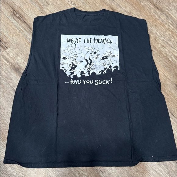 Vintage Other - Vintage Y2K Diary Of A Wimpy Kid Black Tank Top "We're The Meatmen" Graphic